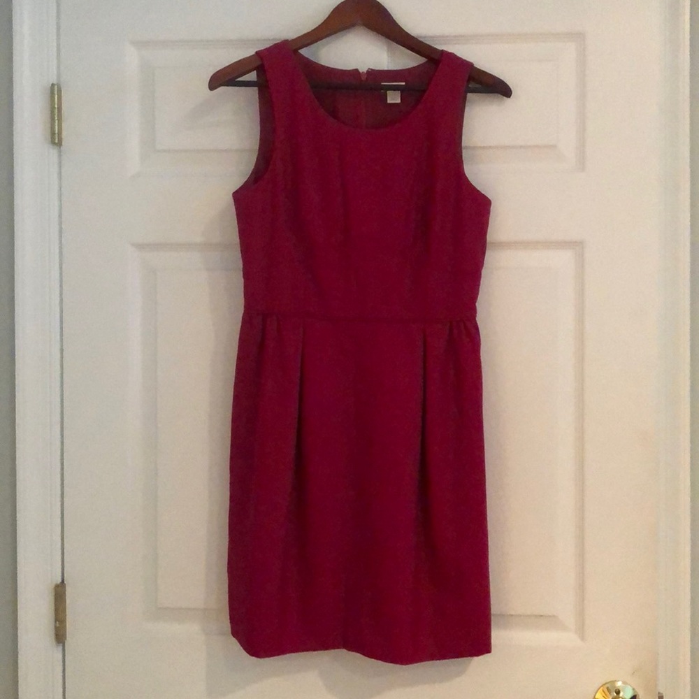 JCrew Burgundy Dress